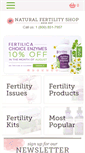 Mobile Screenshot of naturalfertilityshop.com